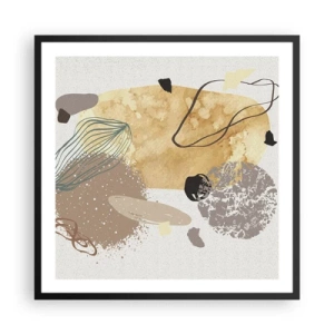 Poster in cornice nera - Schizzologia applicata - 60x60 cm