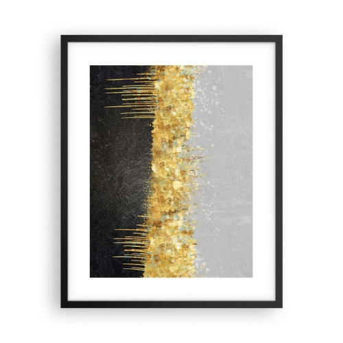 Poster in cornice nera - Nel profondo e verso l'alto - 40x50 cm