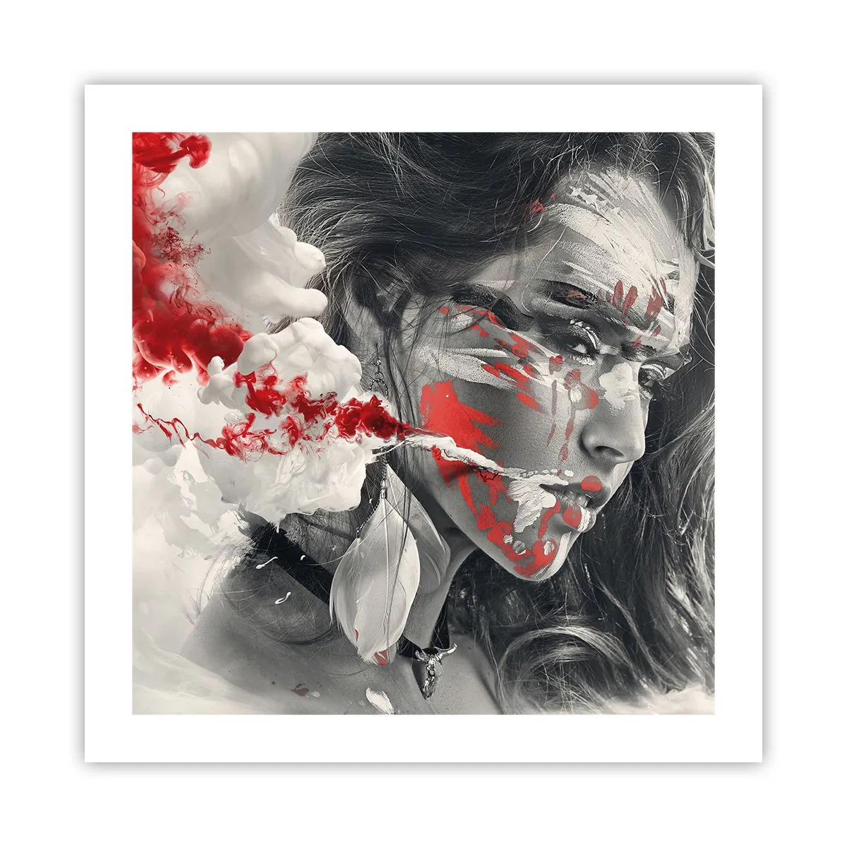 Poster - Nei vapori dell'assurdo - 50x50 cm