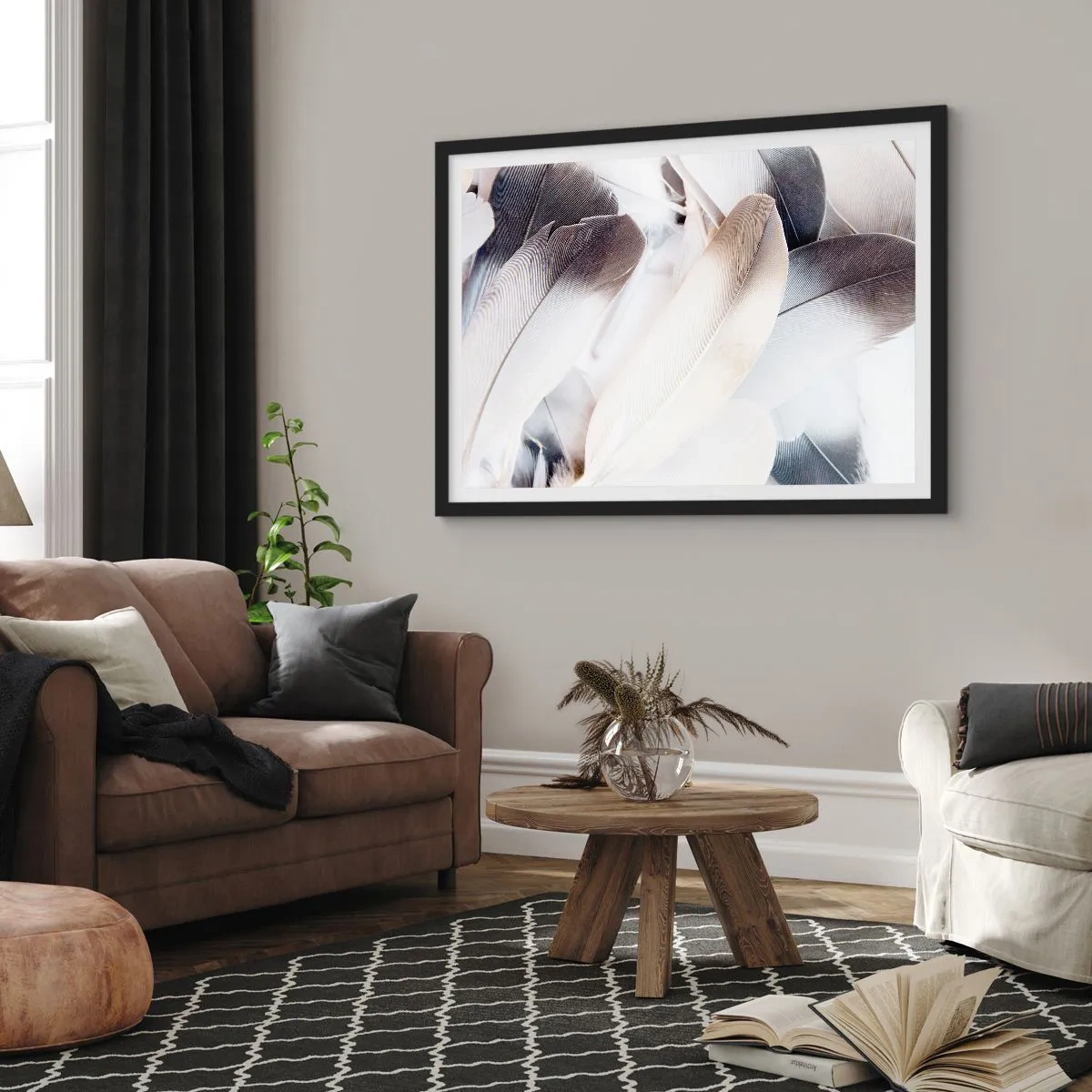 Poster in cornice nera - Quasi angeliche - 91x61 cm