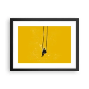Poster in cornice nera - Un giorno come tanti - 40x30 cm
