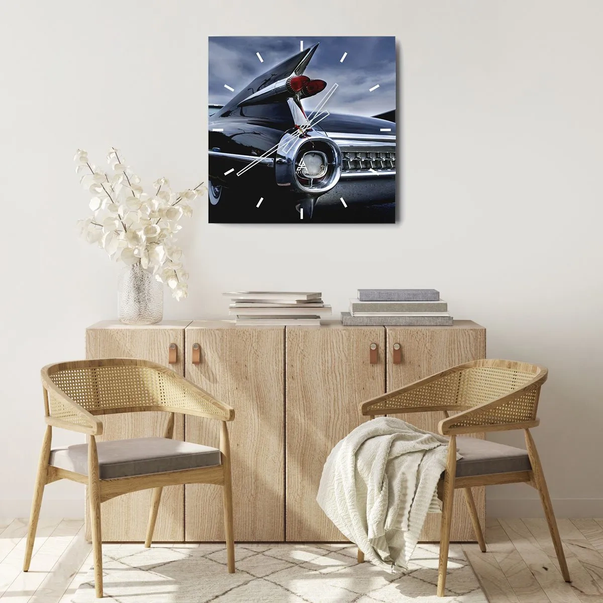 Orologio da parete - Orologio in Vetro - Proprio per questo è bella! - 30x30 cm