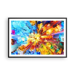 Poster in cornice nera - In medias res - 91x61 cm