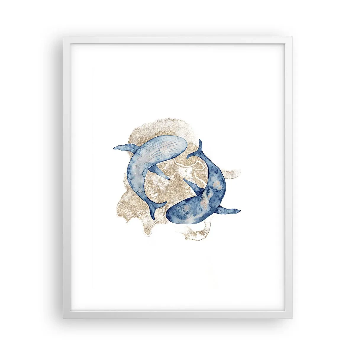 Poster in cornice bianca - Amicizia o amore? - 40x50 cm