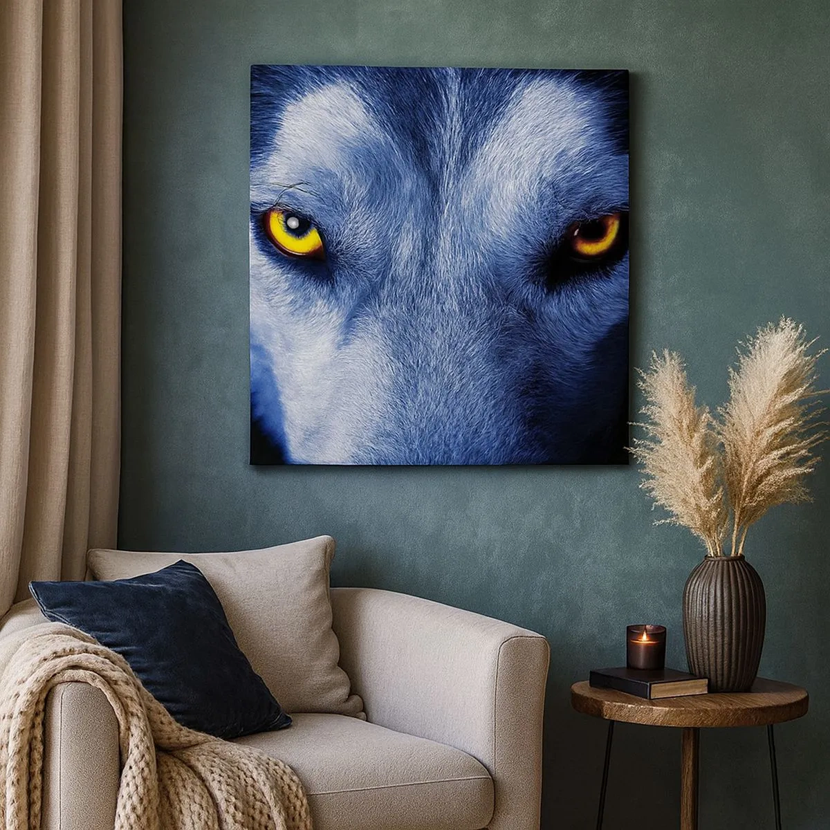 Quadro su tela - Stampe su Tela - Sguardo ipnotico - 30x30 cm