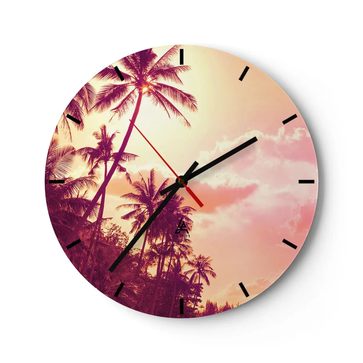 Orologio da parete - Orologio in Vetro - Devi scegliere - 40x40 cm