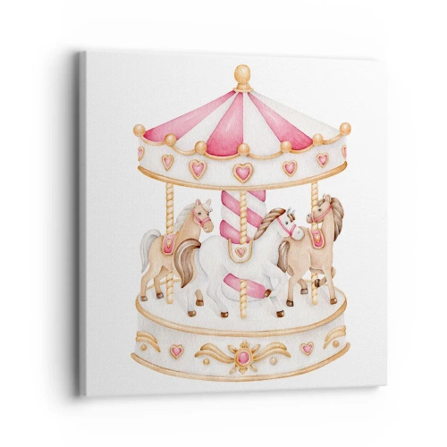 Quadro su tela - Stampe su Tela - Il dolce mondo dell'infanzia - 30x30 cm