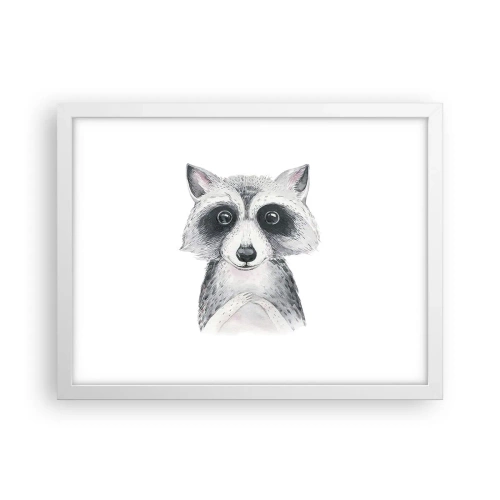 Poster in cornice bianca - Un attimo di commozione - 40x30 cm