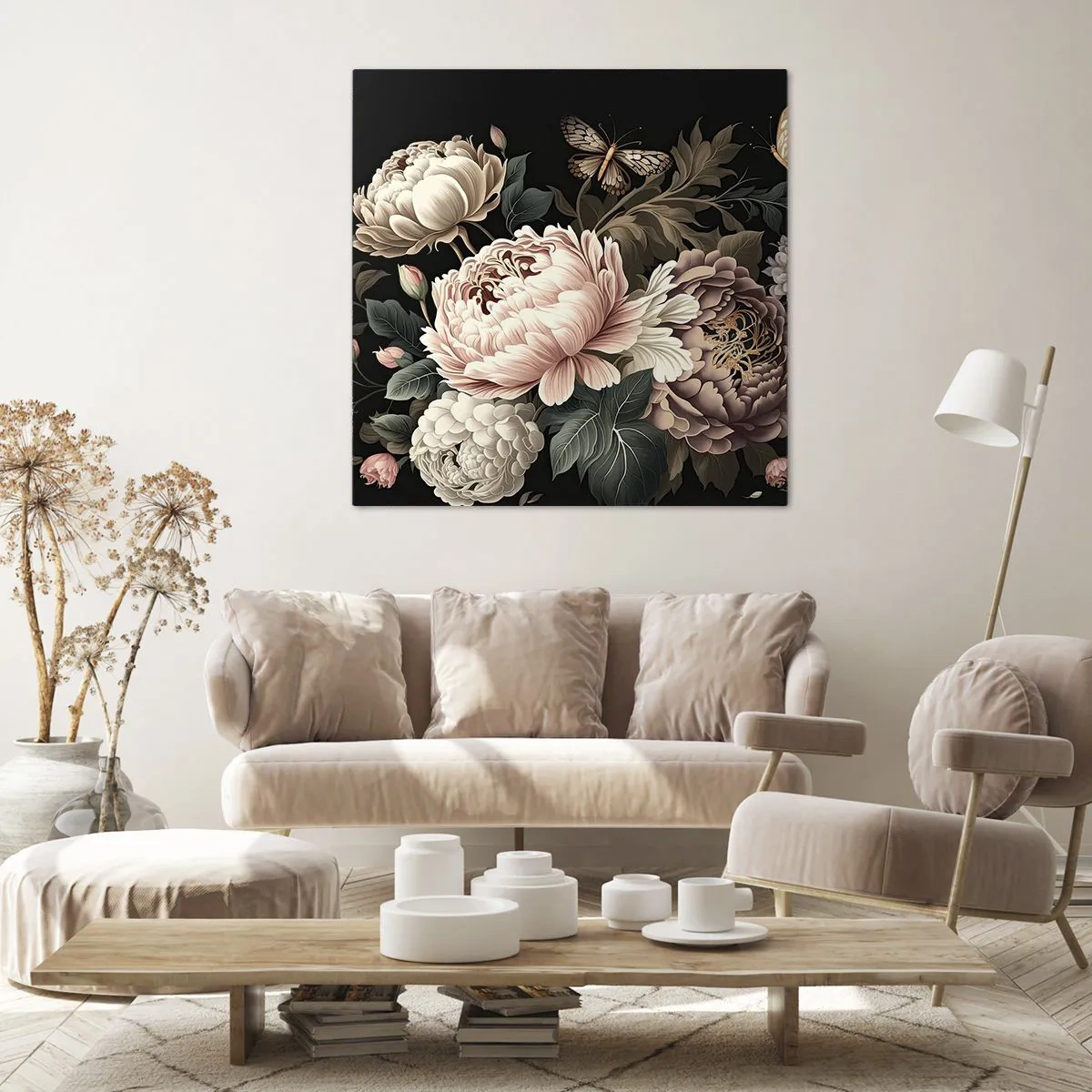 Quadro su tela - Stampe su Tela - In stile barocco - 50x50 cm
