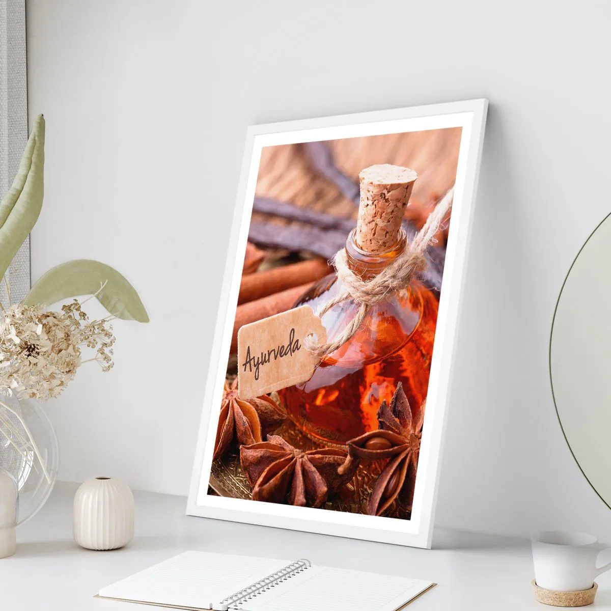 Poster in cornice bianca - Verso l'unità del corpo e dell'anima - 40x50 cm