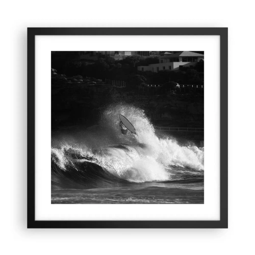 Poster in cornice nera - Sfida accettata! - 40x40 cm