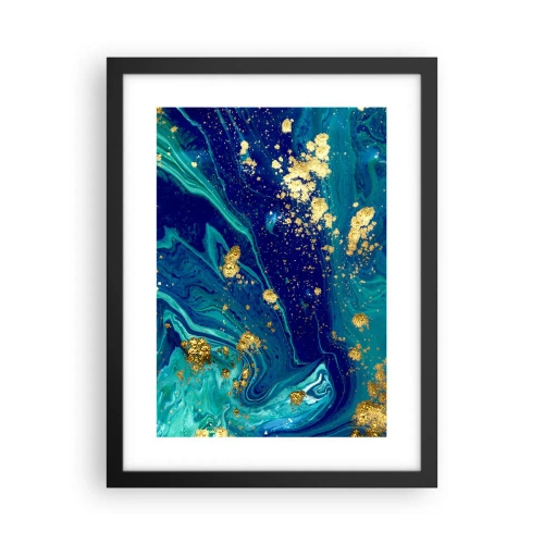 Poster in cornice nera - Petali di sole - 30x40 cm