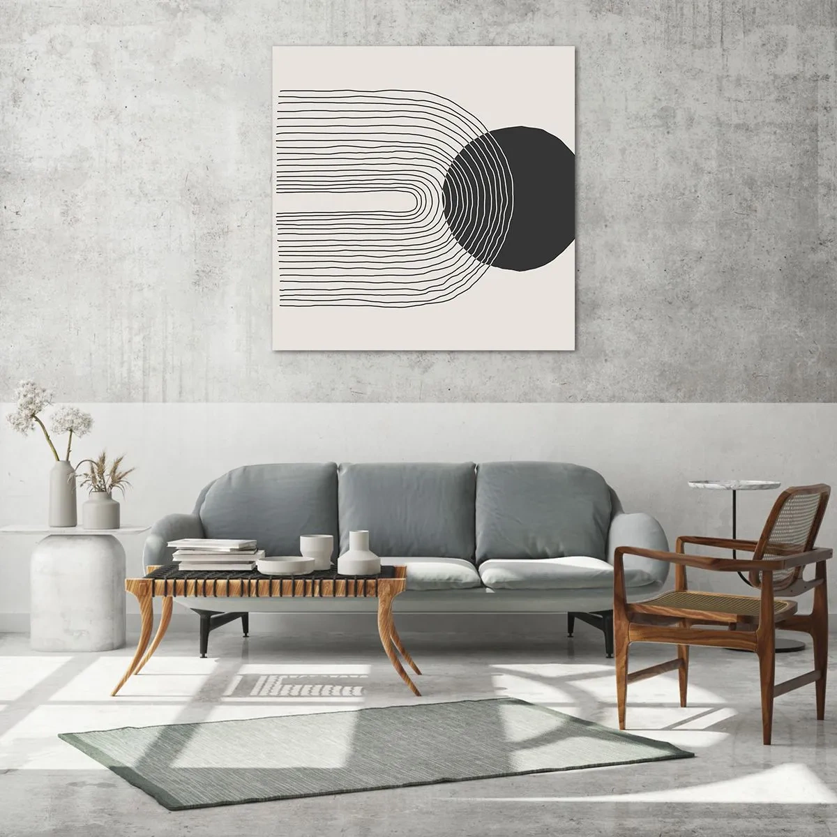 Quadro su vetro - Tremore e fiducia - 50x50 cm