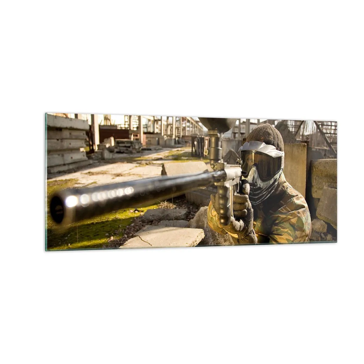 Quadro su vetro - Anche tu puoi essere un eroe - 100x40 cm