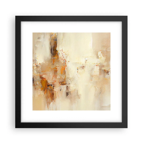 Poster in cornice nera - L'anima dell'ambra - 30x30 cm