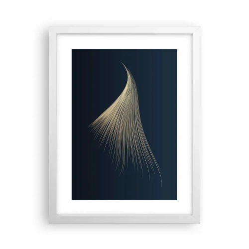 Poster in cornice bianca - Come un capello d'angelo - 30x40 cm