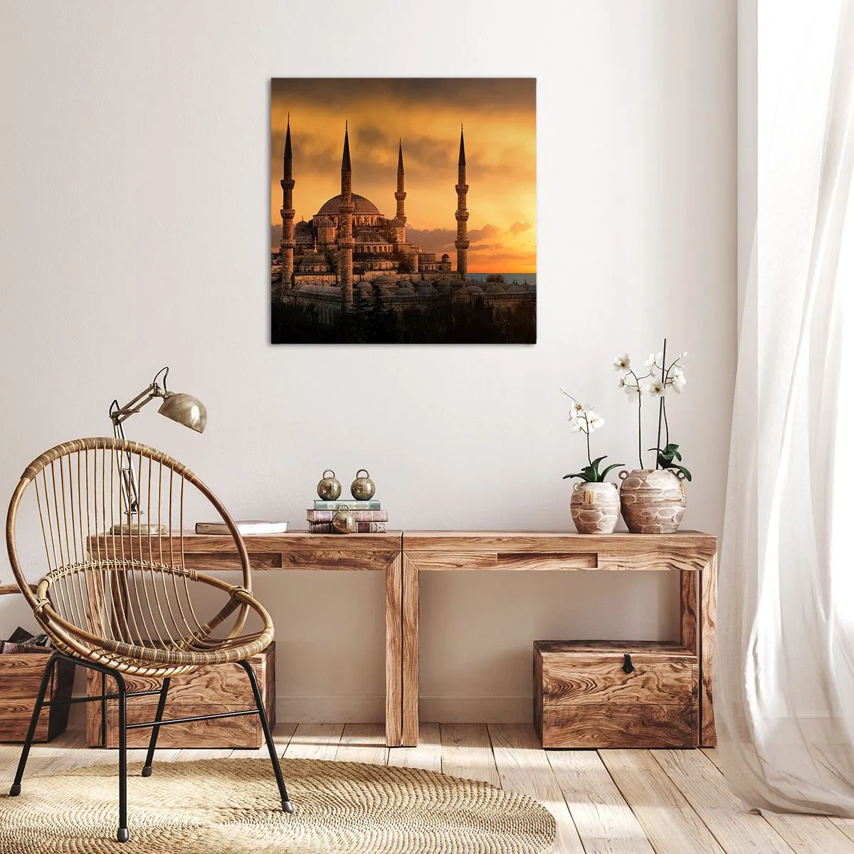 Quadro su tela - Stampe su Tela - Dio è grande - 50x50 cm