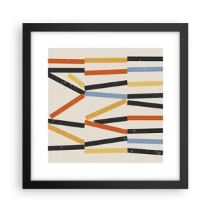 Poster in cornice nera - Composizione orizzontale - 30x30 cm
