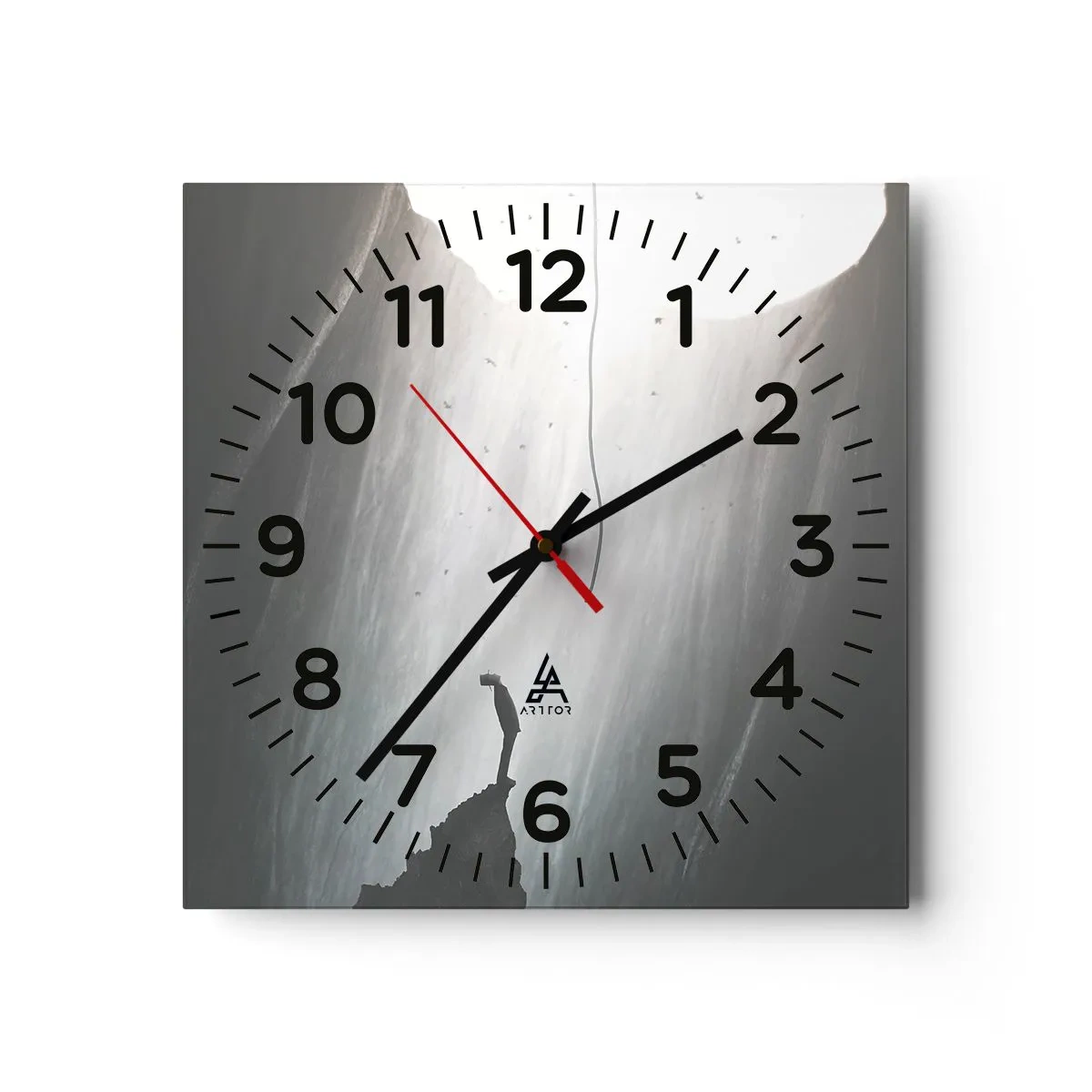 Orologio da parete - Orologio in Vetro - C'è sempre una via d'uscita - 30x30 cm