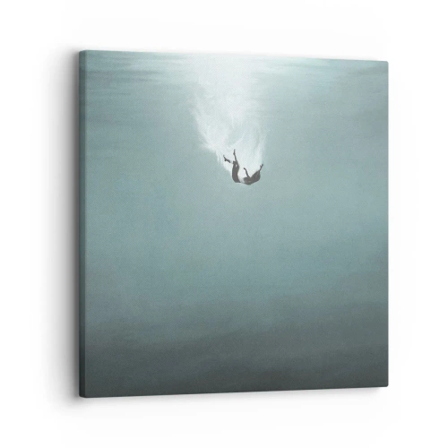 Quadro su tela - Stampe su Tela - Nell'abbraccio dell'oceano - 30x30 cm