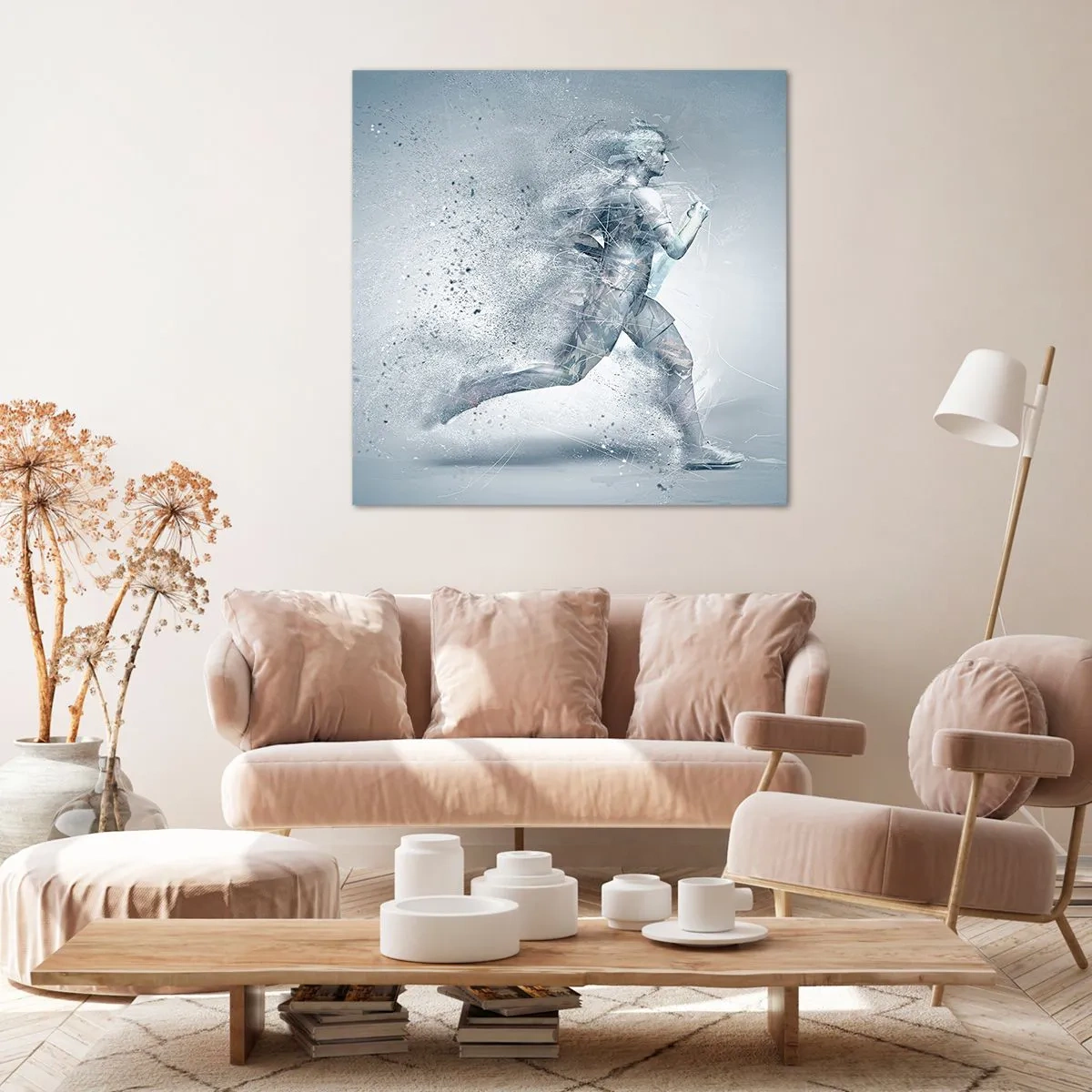 Quadro su tela - Stampe su Tela - Energia pura come un cristallo - 60x60 cm