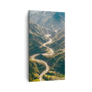 Quadro su tela - Stampe su Tela - Direttamente dal cuore dei monti - 45x80 cm