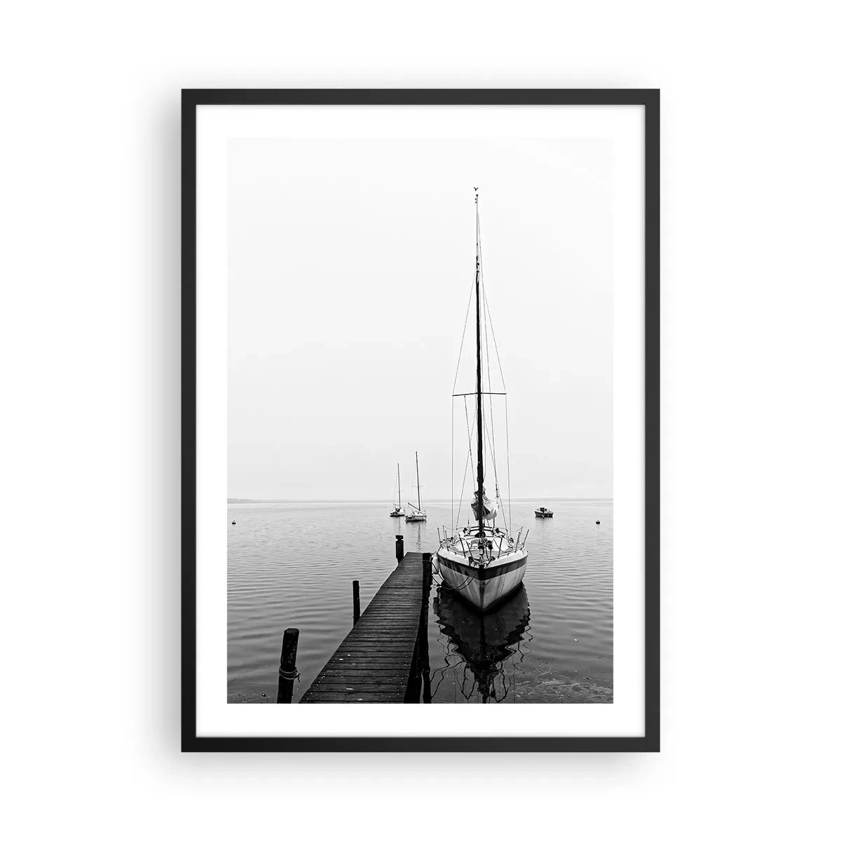Poster in cornice nera - Pronti a partire - 50x70cm - Pronti per il viaggio - Decorazione murale moderna per soggiorno e camera da letto ARTTOR