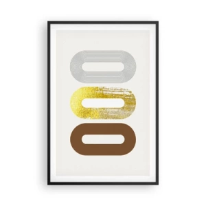 Poster in cornice nera - Ohh! - 61x91 cm