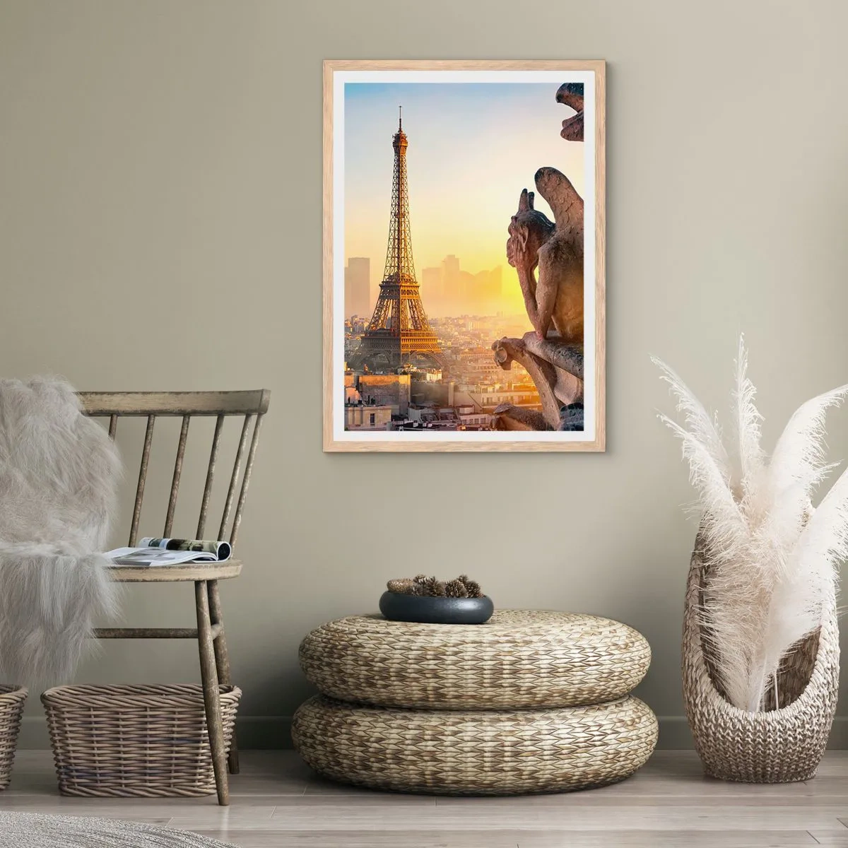 Poster in cornice rovere chiaro - Tante cose sono cambiate... - 70x100 cm