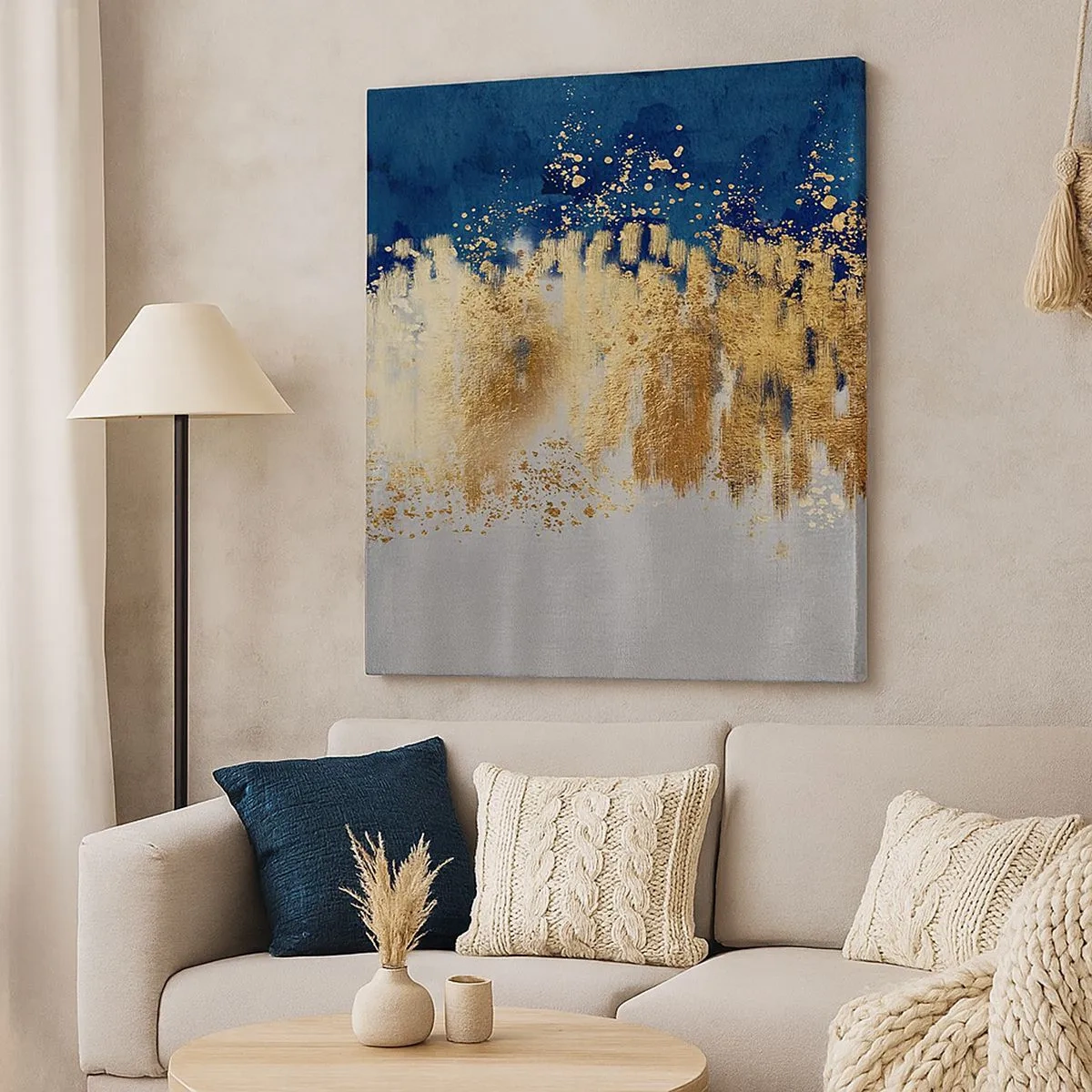 Quadro su tela - Stampe su Tela - Composizione moderna con bagliore - 30x30 cm