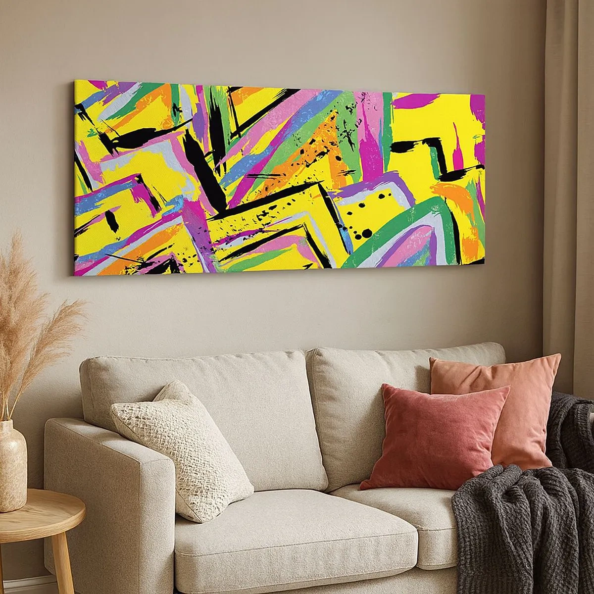 Quadro su tela - Stampe su Tela - Grida di gioia - 100x40 cm