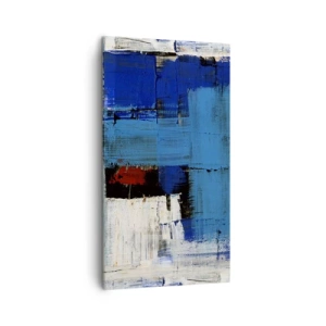 Quadro su tela - Stampe su Tela - I segreti del blu - 45x80 cm