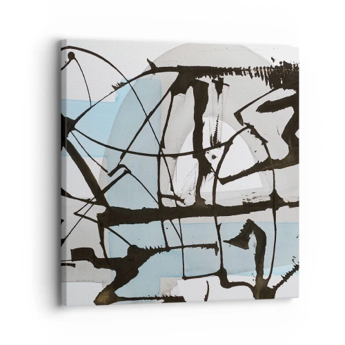 Quadro su tela - Stampe su Tela - Blu nonostante tutto - 30x30 cm