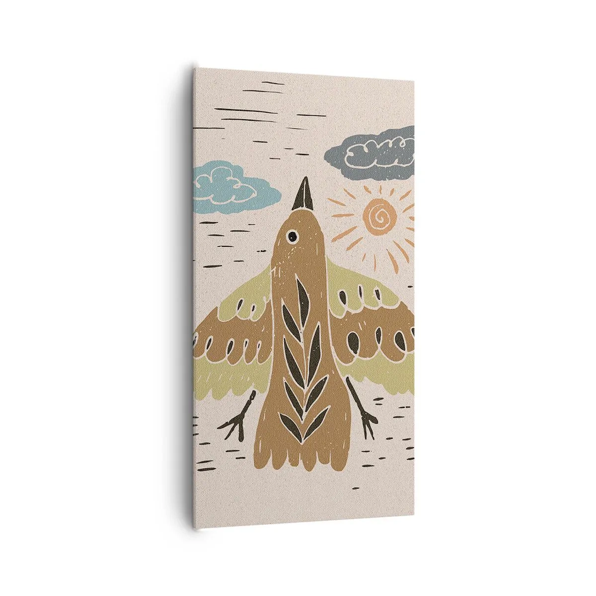 Quadro su tela - Stampe su Tela - Volo gioioso - 65x120 cm