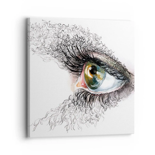 Quadro su tela - Stampe su Tela - Guarda dentro l'anima - 30x30 cm