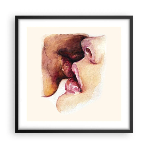 Poster in cornice nera - Come notte e giorno, terra e cielo - 50x50 cm