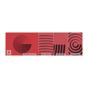 Campione di Fotomurale Premium Canvas - Movimento circolare - Minimalismo, Ruota, Linee - 100x30 cm