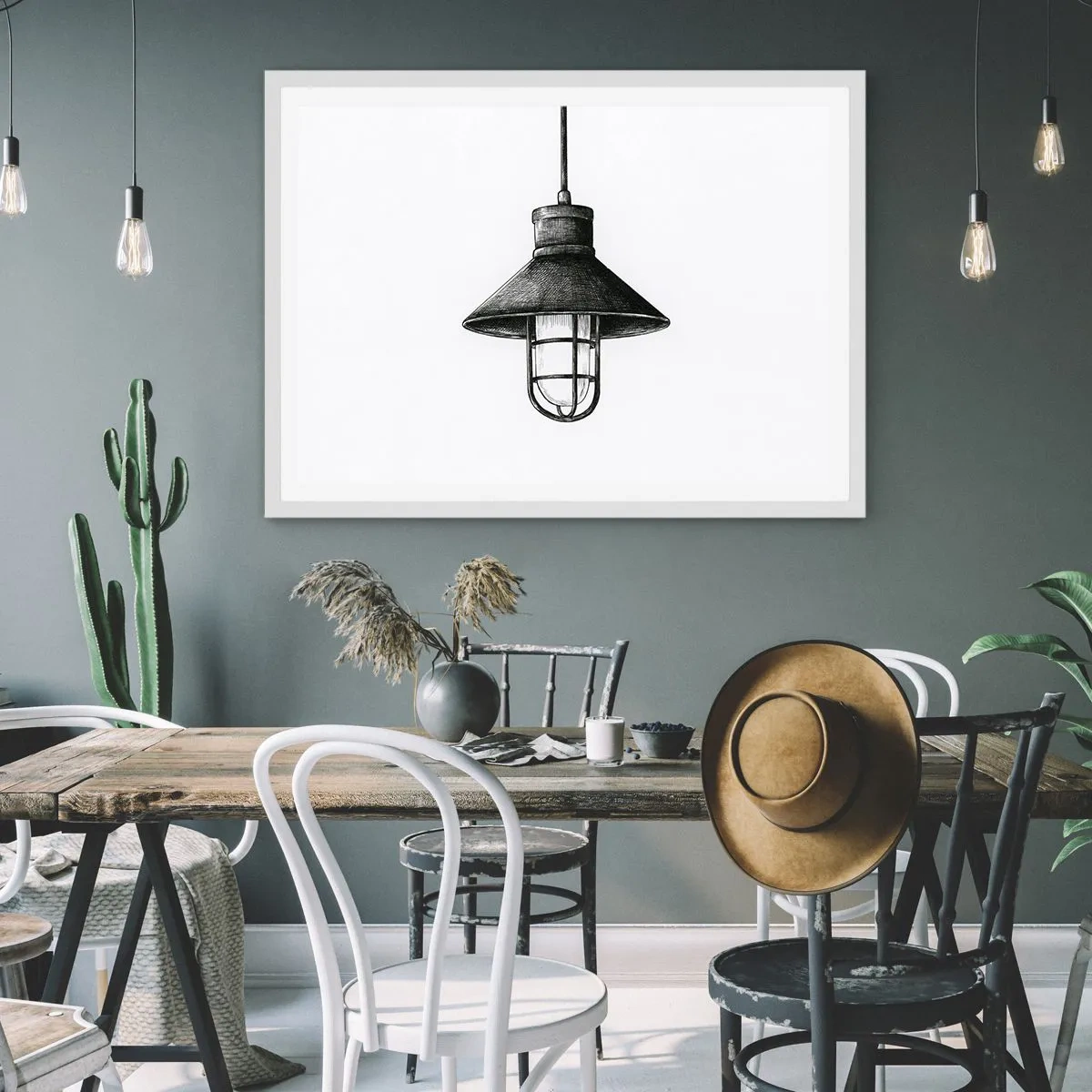 Poster in cornice bianca - Come tanti anni fa... - 70x50 cm