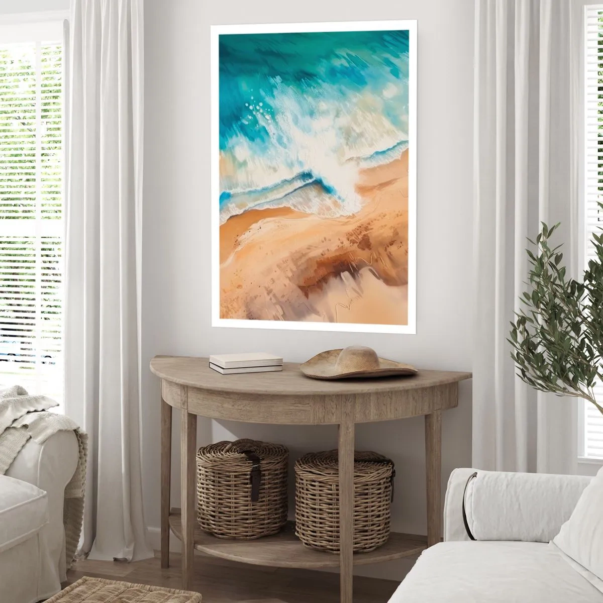 Poster - L'onda che ritorna - 70x100 cm