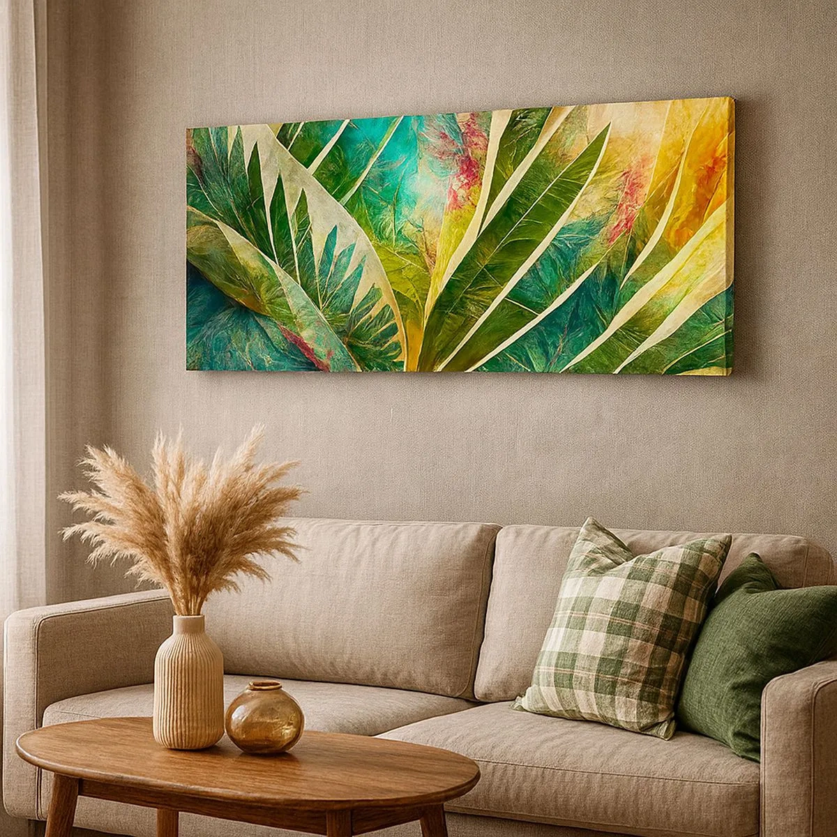 Quadro su tela - Stampe su Tela - I colori dei tropici - 100x40 cm