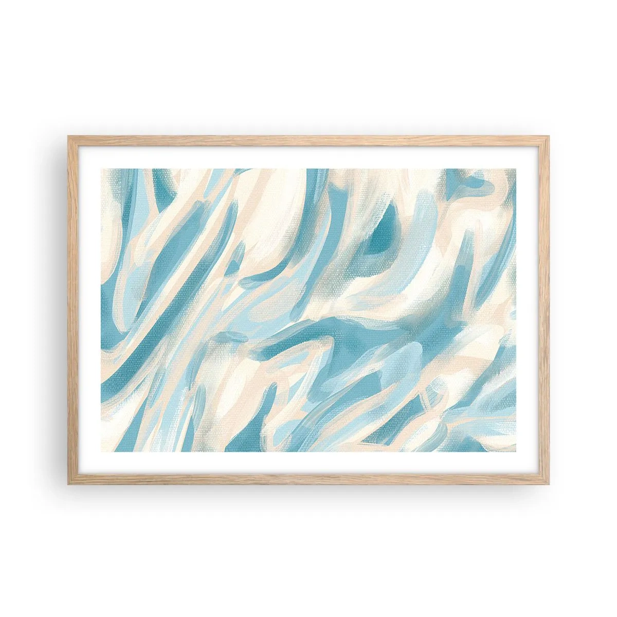 Poster in cornice rovere chiaro - Brezze primaverili - 70x50 cm