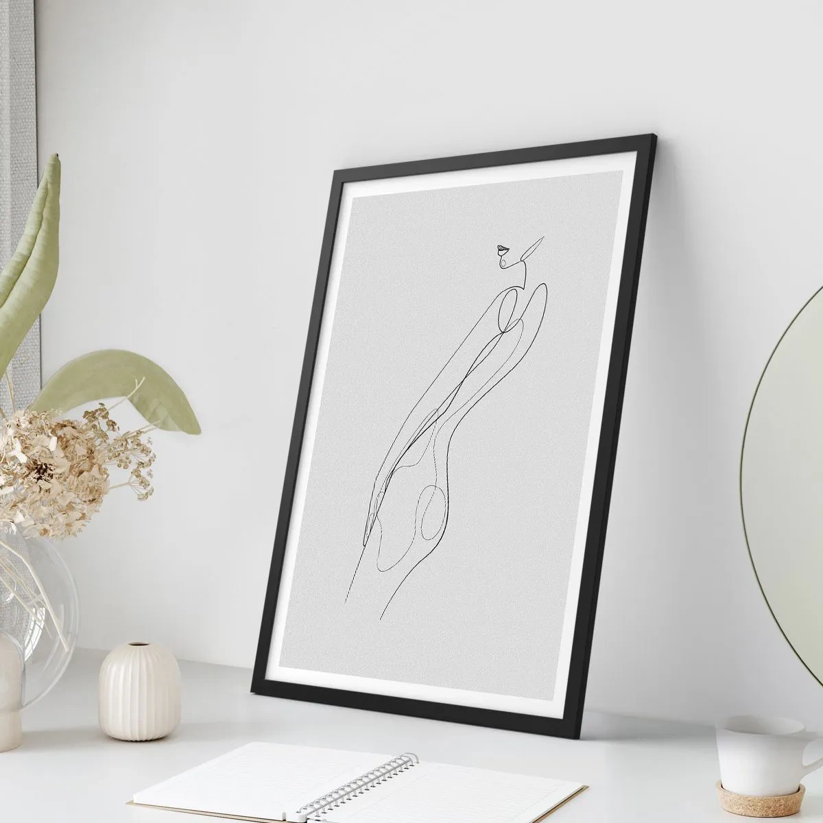 Poster in cornice nera - Appena una promessa - 40x50 cm