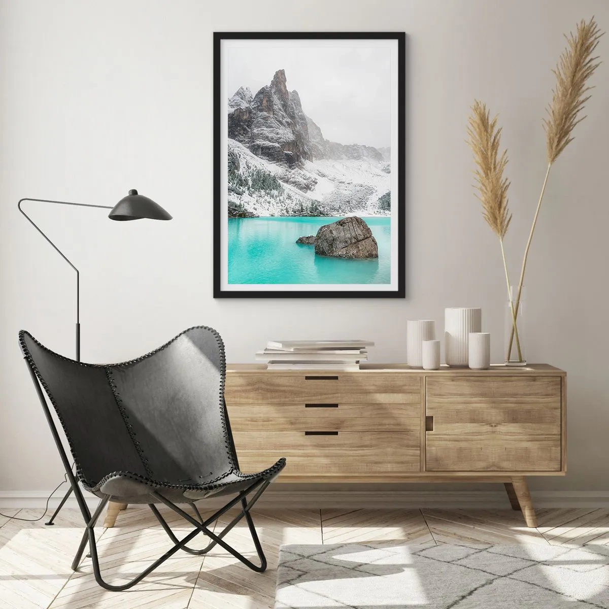 Poster in cornice nera - Di guardia - 40x50 cm