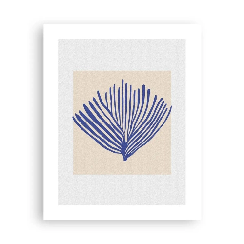 Poster - Ventaglio blu - 40x50 cm