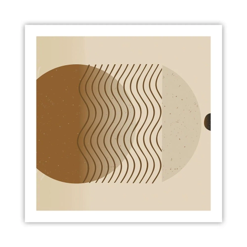 Poster - Sull'origine delle figure geometriche - 60x60 cm