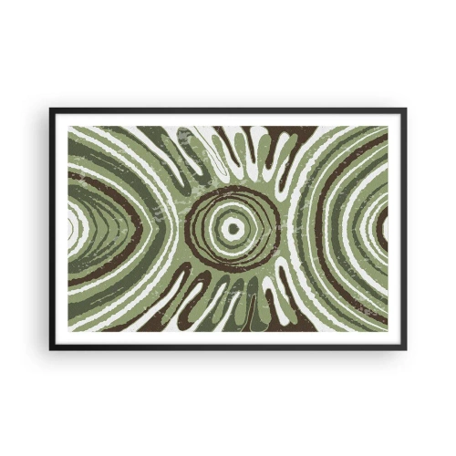 Poster in cornice nera - Esplosione di emozioni - 91x61 cm