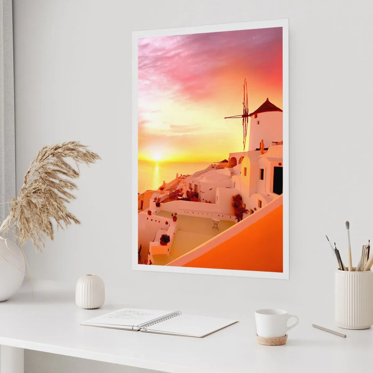 Poster - Sciogliersi nel bianco e nell'oro - 30x40 cm