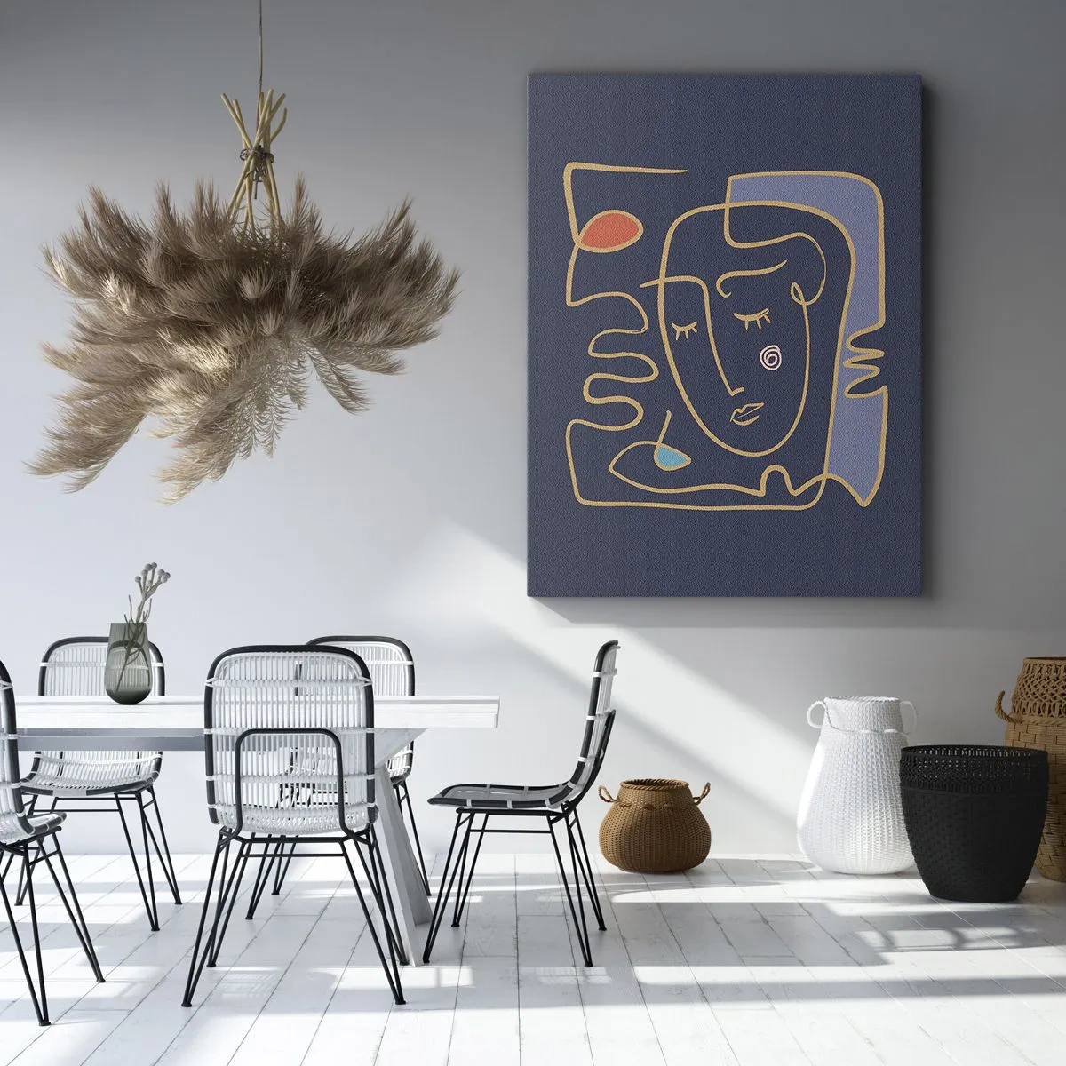 Quadro su tela - Stampe su Tela - Pensierosa - 55x100 cm