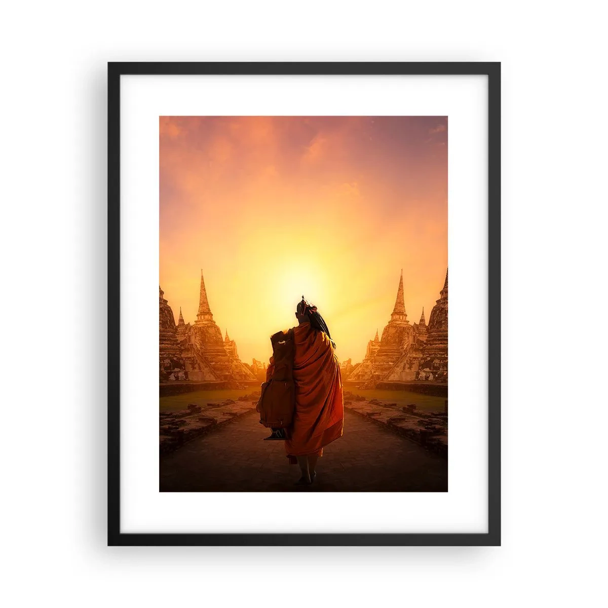 Poster in cornice nera - In pace per l'eternità - 40x50 cm