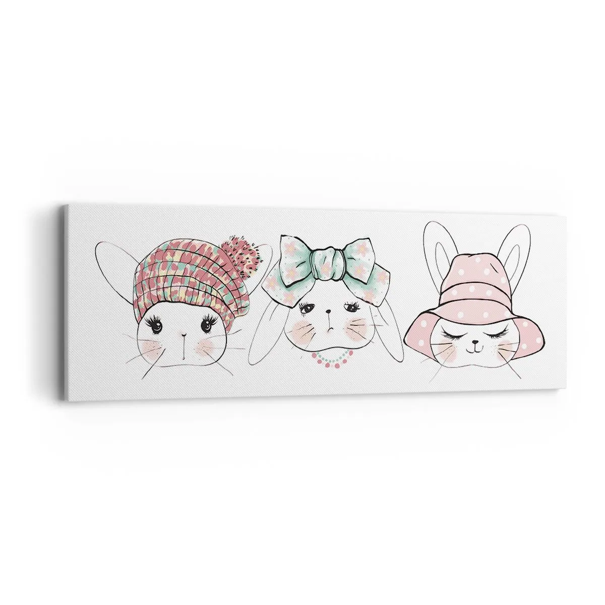 Quadro su tela - Stampe su Tela - Pensierosa, triste, contenta - 90x30 cm